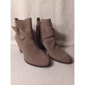 SAM EDELMAN‎ Morris Grey suede leather booties